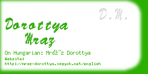 dorottya mraz business card